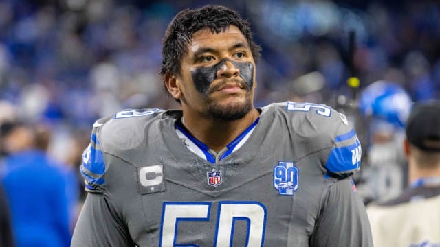 Detroit Lions offensive tackle Penei Sewell